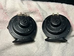 1964 Mgb Pair Horns W/mounts Oem Used. Fixed Price $95.95.
