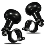 Zone Tech 2XAUTO Heavy Duty Suicide Knob Car Black Steering Wheel Spinner Handle. Fixed Price $11.99.