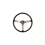S7MS-3600-W Scott Drake 1965-1973 Shelby Walnut Wood Steering Wheel. Fixed Price $479.95.