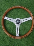 Nardi Torino Wooden Steering Wheel With Horn (rare). Fixed Price $179.00.