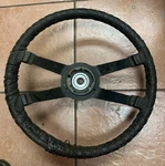 Used Genuine Porsche '70-'76 Steering Wheel 91434780900. Fixed Price $200.00.