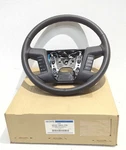 New Oem Ford Leather Steering Wheel 2006-2012 Fusion Milan Mkz Black Red Stitch. Fixed Price $175.00.