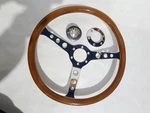 1988 Alfa Romeo Spider Veloce Oem Steering Wheel Minor Wear Wood Grain. Fixed Price $259.44.