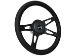 1985-88 Chevy Monte Carlo Ss Black Leather Wrapped Steering Wheel Kit 17981786. Fixed Price $341.99.