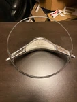 1958 Pontiac Star Chief Bonneville Steering Wheel Outer Horn Chrome Trim. Fixed Price $145.00.