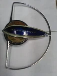 Vintage 1941 1942 Studebaker Cloisonne Steering Wheel Horn And Cover. Fixed Price $249.00.