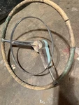 1957 1958 Cadillac Steering Wheel Horn Center Crest Deville Fleetwood Oem. Fixed Price $308.81.