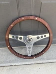 Vintage 1960'S 1970'S Superior Performance "the 500" Flat Wood Steering Wheel. Fixed Price $250.00.