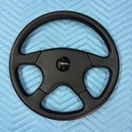 1995 Genuine Momo GHIBLI4 Typ M36 360MM Leather Steering Wheel Near Mint. Fixed Price $650.00.