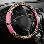 Road Comforts Leopard Steering Wheel Cover Women, Cute Round Pink. Fixed Price $29.05.