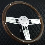 Forever Sharp 18" Aluminum Steering Wheel Big Rig Wood 86-06 Freightliner T01. Fixed Price $248.00.