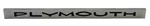 New Old Stock Side Panel Trunk Badge Emblem For 1960S Plymouth #2099410. Fixed Price $60.00.