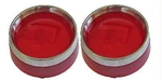 1955-56 Pontiac Tail Lamp Lens W/trim, 870 Chieftain, Starchief, Pair. Fixed Price $115.00.