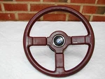 Vintage Bmw Nos Nardi Design Giugiaro Leather Wrapped Steering Wheel. Fixed Price $750.00.