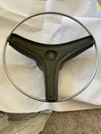 Mopar Full 3 Spoke Steering Wheel Horn Pad Green. Fixed Price $65.00.