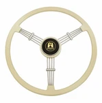 Banjo Style Vintage Steering Wheel, Ivory. Fixed Price $324.95.