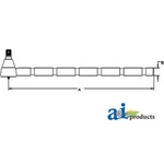 Tie Rod Compatible W/case Ih Equipment - 369407R11 369407R21. Fixed Price $138.99.