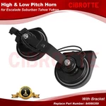 High & Low Pitch Horn For 14-18 Gmc Sierra 1500 15-20 Escalade Suburban. Fixed Price $24.99.