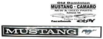 1969-1970 Mustang Dash Emblem. Fixed Price $26.95.