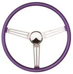 15" Mooneyes California Slot Spoke Steering Wheel Purple Metal Flake GS210FGPU. Fixed Price $129.99.