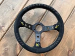 330MM Deep Dish Steering Wheel - Fit 6 Hole Hub Like Vertex Nardi Nrg Grip. Fixed Price $99.00.