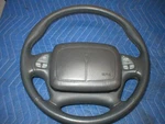 1993-97 Firebird Ta Grey Leather Steering Wheel + Radio Controls Horn Pad Gm. Fixed Price $299.95.