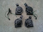 Cadillac Buick Oldsmobile Pontiac 4 Horn Set; Notes: F, 1 Wire. Fixed Price $165.00.