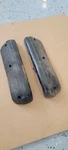1969 70 Ford Mustang Cougar Eliminator Door Arm Rests Pair Black C9ZB-6524141. Fixed Price $55.00.