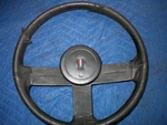1982-89 Camaro Iroc Z28 Berlinetta Steering Wheel Black Leather Gm + Horn Pad. Fixed Price $179.95.