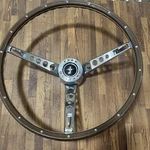 Oem 1965 1966 Mustang Gt K Code Original Deluxe Wood Grain Steering Wheel. Fixed Price $3250.00.