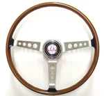 1966 Shelby GT350 New Reproduction Real Wood Steering Wheel & Horn Button. Fixed Price $782.00.