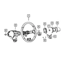 Genuine Mopar Steering Wheel 1TL36LA8AG. Fixed Price $254.36.