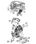 Genuine Mopar Steering Column Shroud 1GY08ZJ8AA. Fixed Price $7.51.