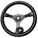 Momo Mario Andretti Leather Steering Wheel 350MM Vintage 1981 Jdm Nardi NA6 Euro. Fixed Price $305.72.