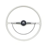 United Pacific 110717 Steering Wheel, 15.75" Diameter, Gray, 2-SPOKE. Fixed Price $205.07.