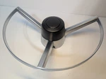 1968 Mopar Three Spoke Steering Wheel Center ( Color Black ) No Horn Switch. Fixed Price $100.68.