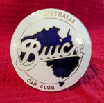 Rare Nos Buick Australia Car Club Of America Grill Badge Emblem Porcelain. Fixed Price $149.00.