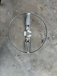 1958 Chevy Chrome Horn Ring 762469 Delray Biscayne Belair Gm. Fixed Price $25.00.