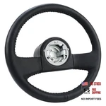 Yhk 13.8 Inch Leather Racing Steering Wheel, Grip Black. Fixed Price $151.76.
