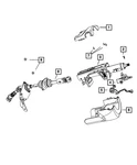 Genuine Mopar Steering Column Shroud 1JE43BD1AA. Fixed Price $34.93.