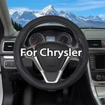 15" Steering Wheel Cover Deluxe Leather For Chrysler 200 300 Pacifica Protector. Fixed Price $22.99.