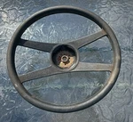 1971-1981 Camaro Black 4 Spoke Steering Wheel Gm 9752585-2. Fixed Price $115.00.