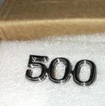 Nos Oem Pair Ford Galaxie 500 Chrome Emblem Badge Set D0AB-62291C00-A. Fixed Price $69.99.