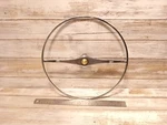1948 Hudson Commodore Steering Wheel Chrome Horn Oem. Fixed Price $60.00.