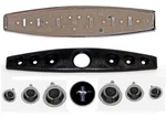 1968 1969 Mustang Steering Wheel Horn Running Horse Emblem, Plate, Pad, Buttons. Fixed Price $139.95.