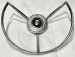 1957 - 1959 Ford Fairlane Power Guide Steering Wheel Horn. Fixed Price $40.45.