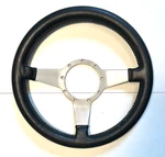 Triumph TR7 TR8 Black Leather Steering Wheel & Hub Adaptor 13". Fixed Price $250.00.