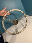 1938 1939 Ford Deluxe 17 Banjo Steering Wheel. Fixed Price $289.00.