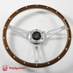 15'' Classic Wood Steering Wheel Restoration Vintage Ford Mustang Shelby Ac Cobr. Fixed Price $170.00.