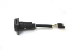4 Way Flat Truck To 7 Round Trailer Reverse Plug Light Cord Adapter. Fixed Price $21.20.